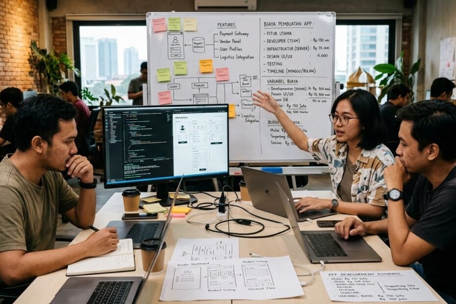 biaya pembuatan aplikasi marketplace